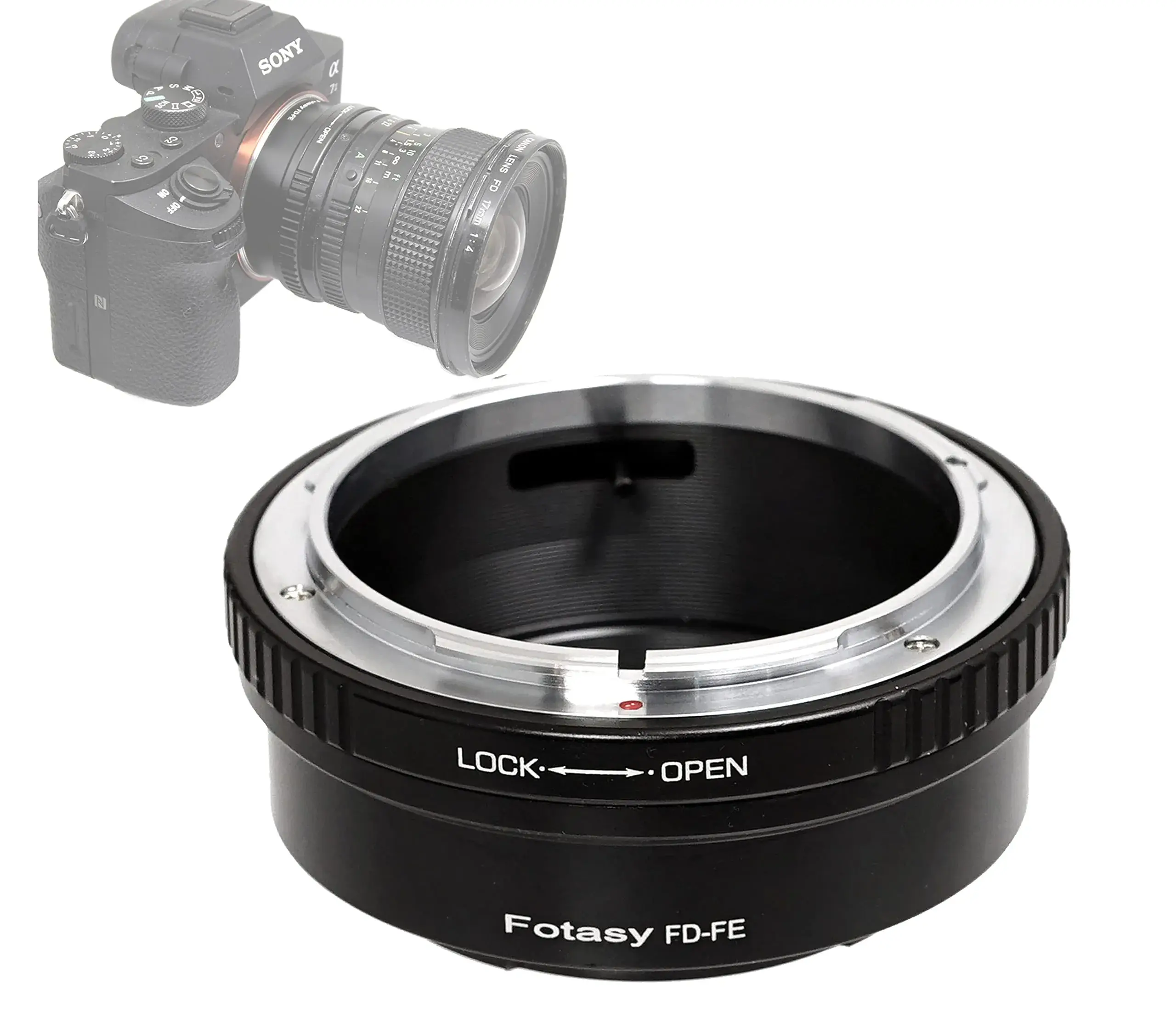 Fotasy EF to Sony E adapter