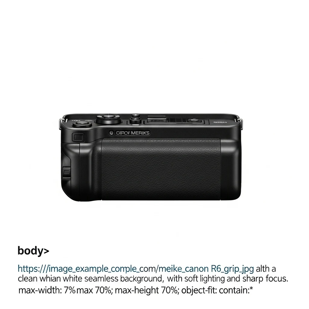 Meike battery grip Canon R6 image 2
